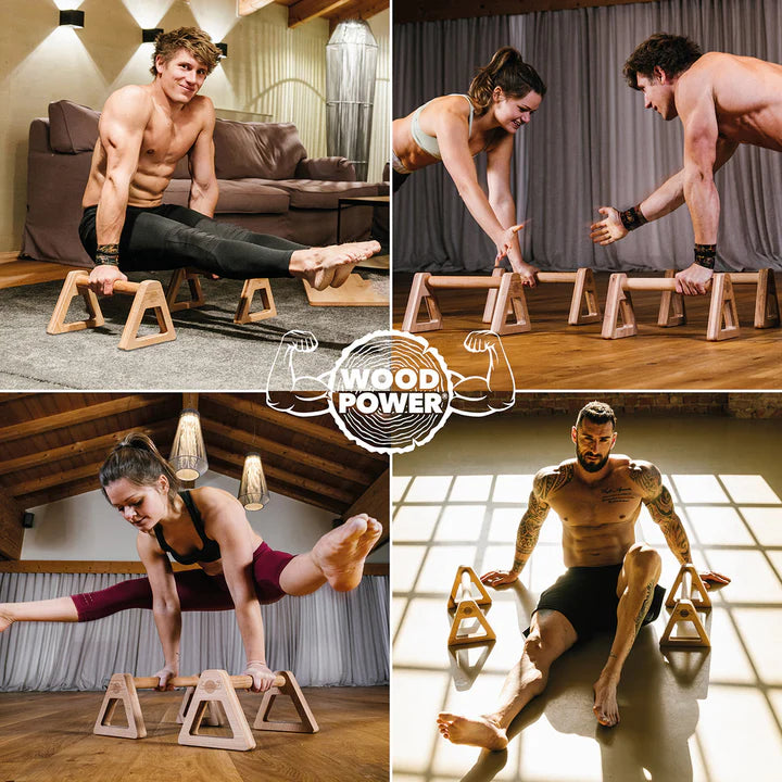 PowerBars SET (XL + XS) - Premium Parallettes Made In EU