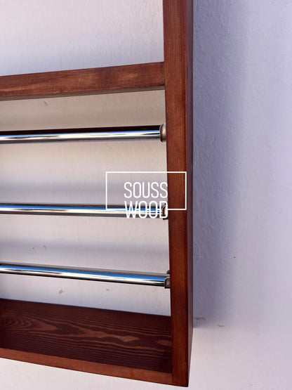 منظم المطبخ الخشبي