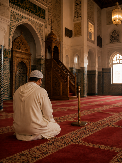 سترة الصلاة الخشبية  للمسجد