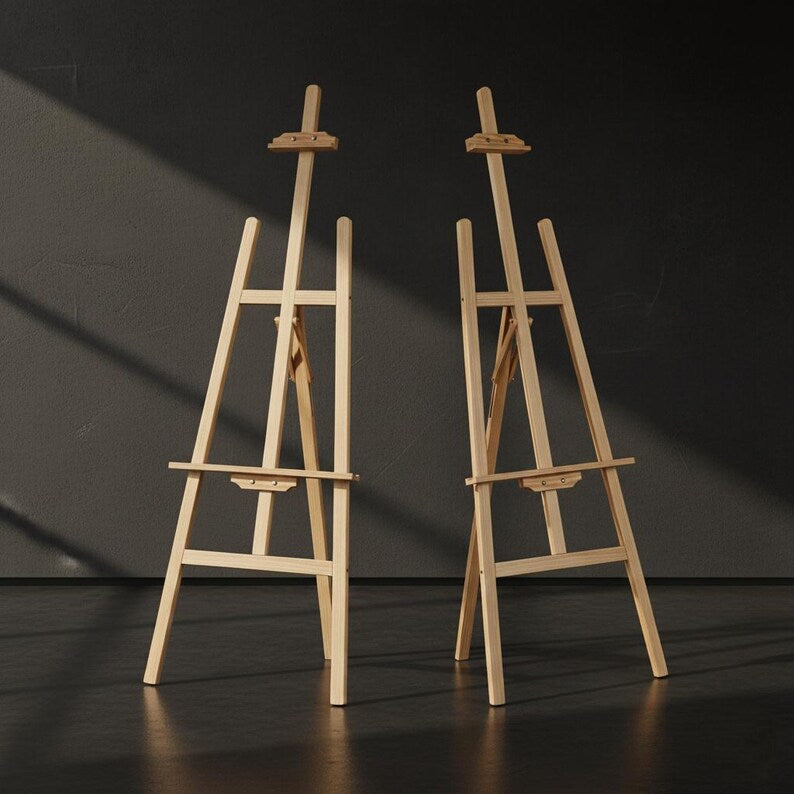 حامل لوحات خشبي احترافي