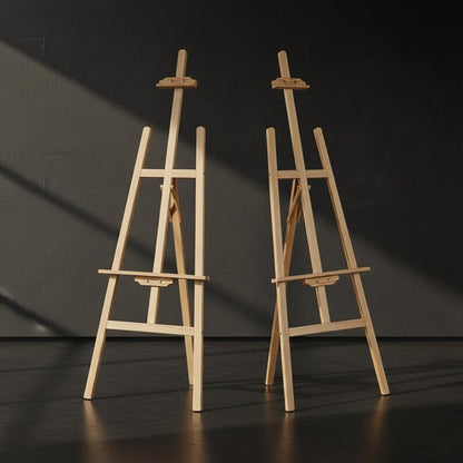 حامل لوحات خشبي احترافي